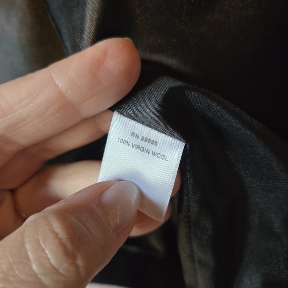 Pendleton Black 100% Wool Womens Blazer Size 12 - Picture 4 of 6